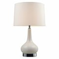 Elk Home One Light White & Chrome Table Lamp 3925/1